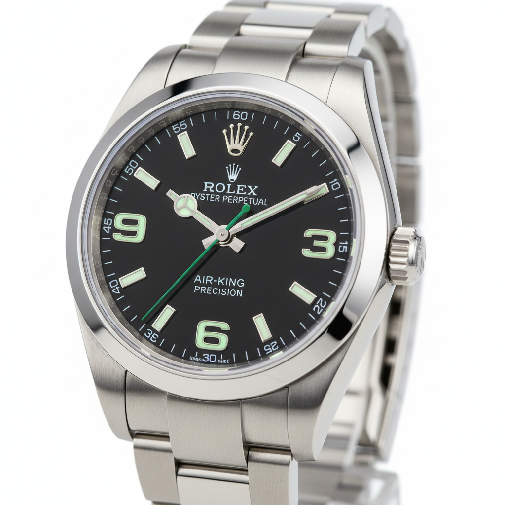 Rolex Air-King luxury aviation watch